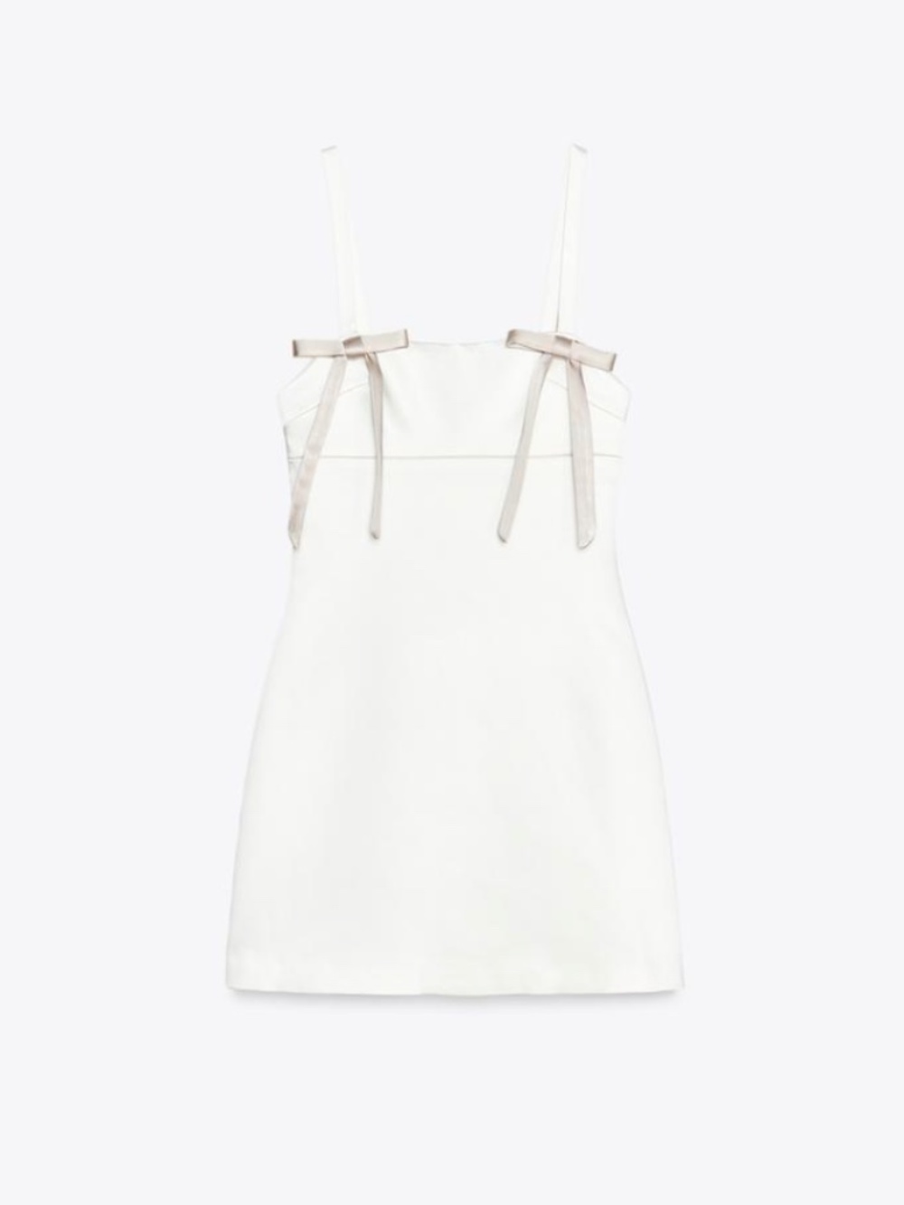 ZARA SATIN BOW DRESS